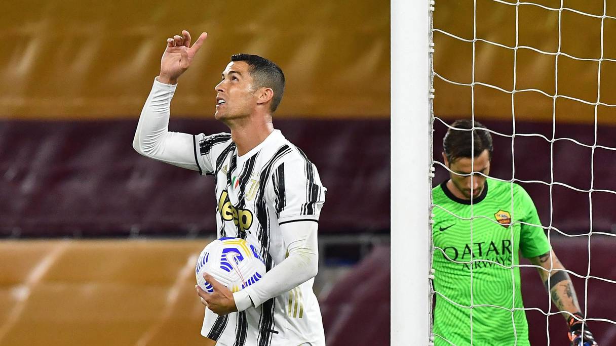Cristiano Ronaldo, star de la Juventus Turin.
